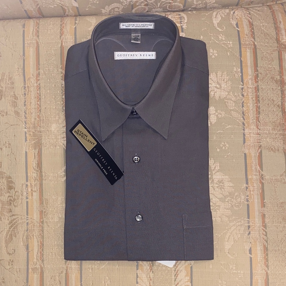 Geoffrey Beene Charcoal Dress Shirt